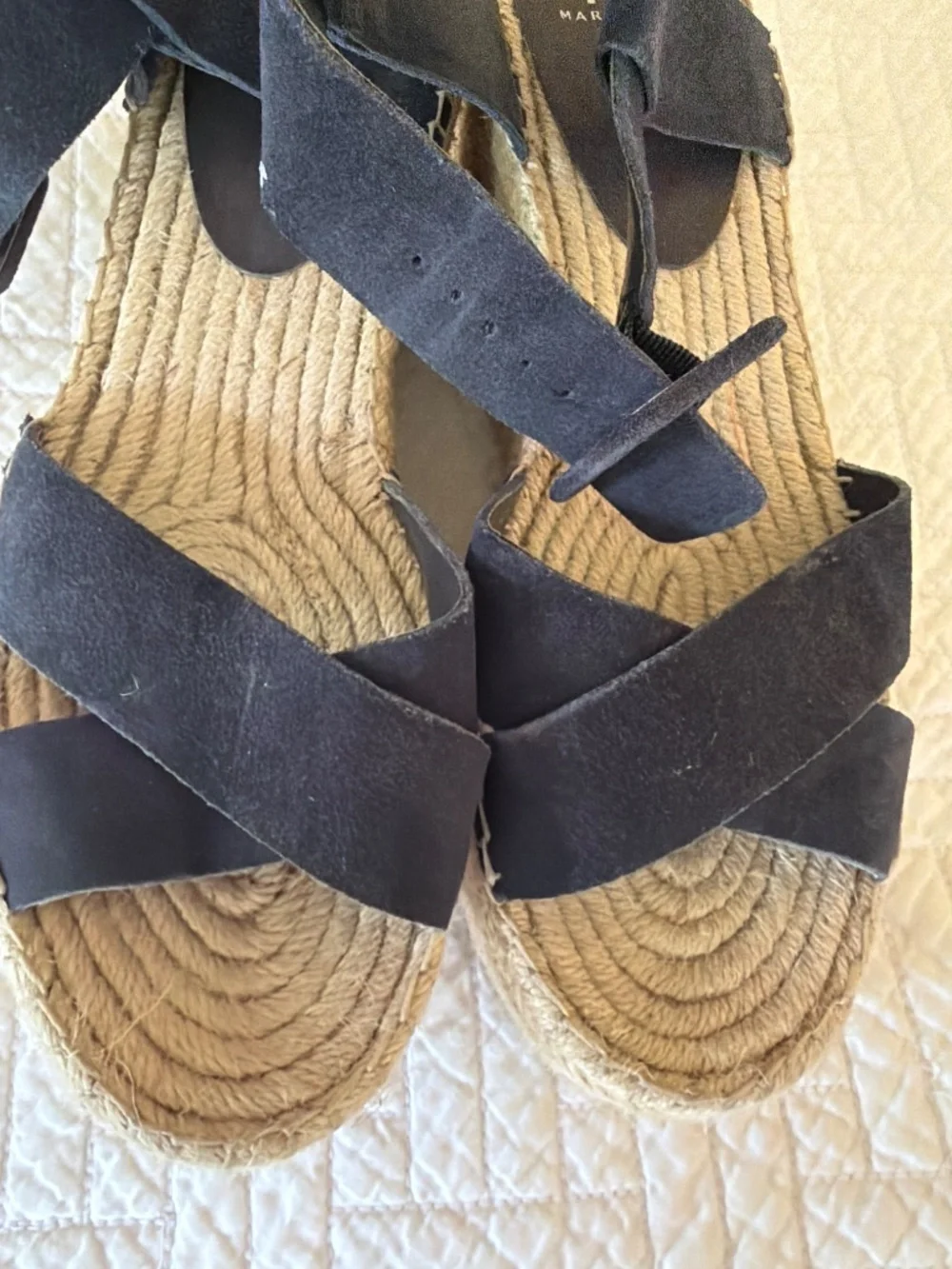 Marc Fisher blue suede